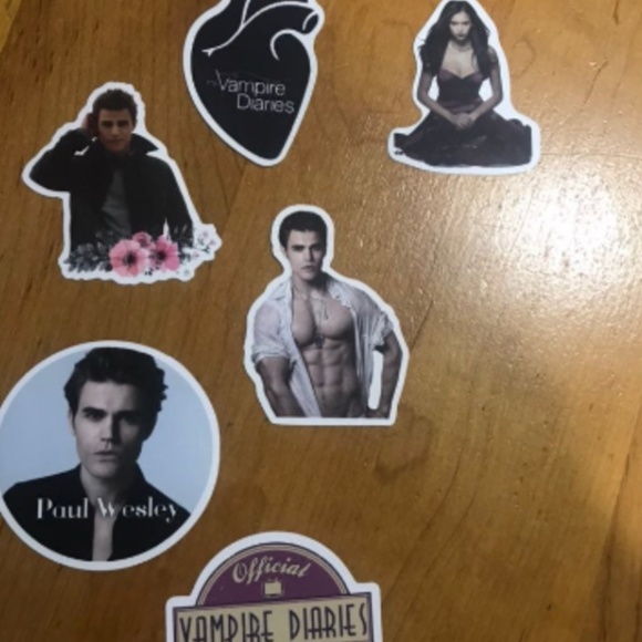 The Vampire Diaries Sticker Set Stefan - Picture 3 of 3